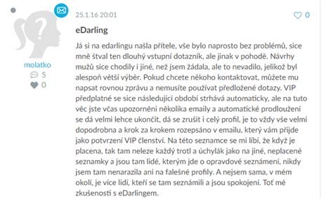 seznamka edarling recenze|eDarling.cz